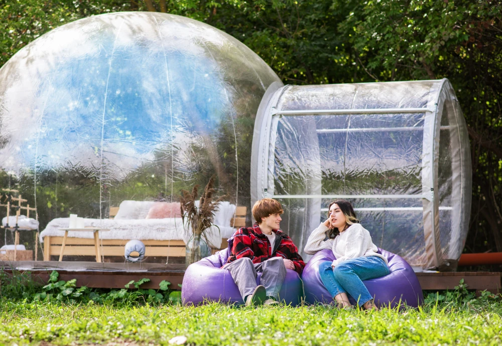 glamping bubble tent near me