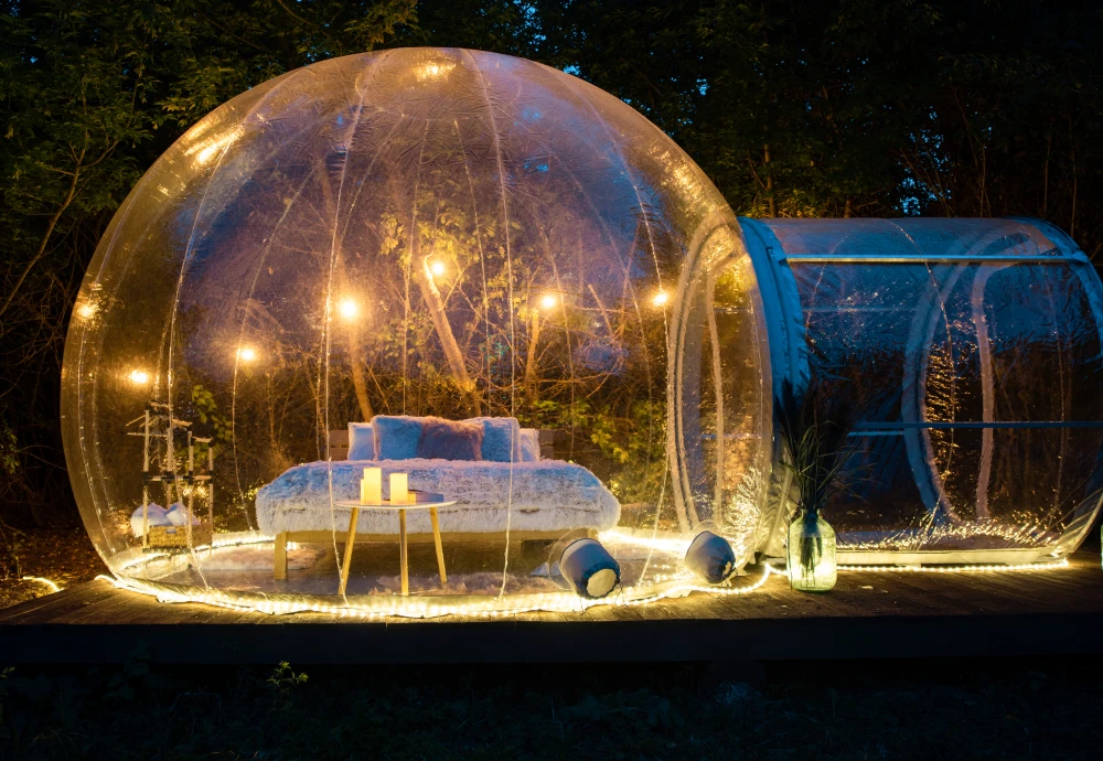 outdoor see through bubble tent