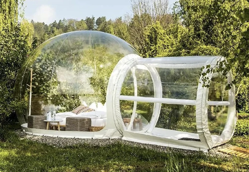 inflatable transparent dome tent