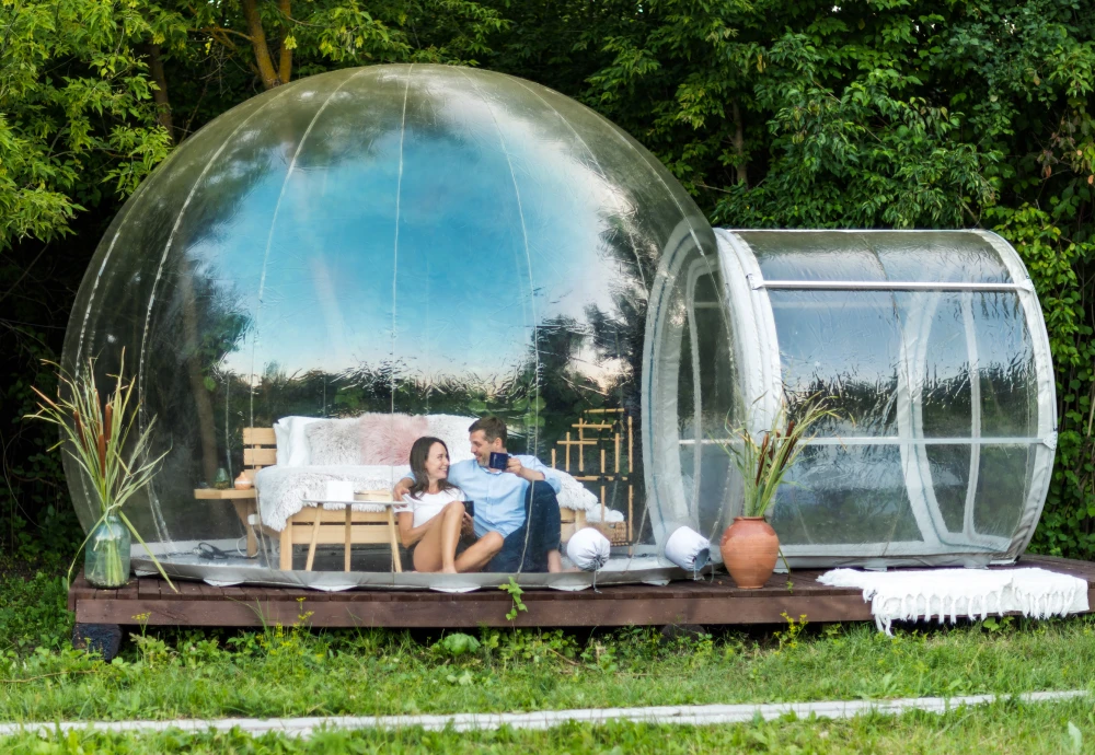 giant inflatable bubble tent