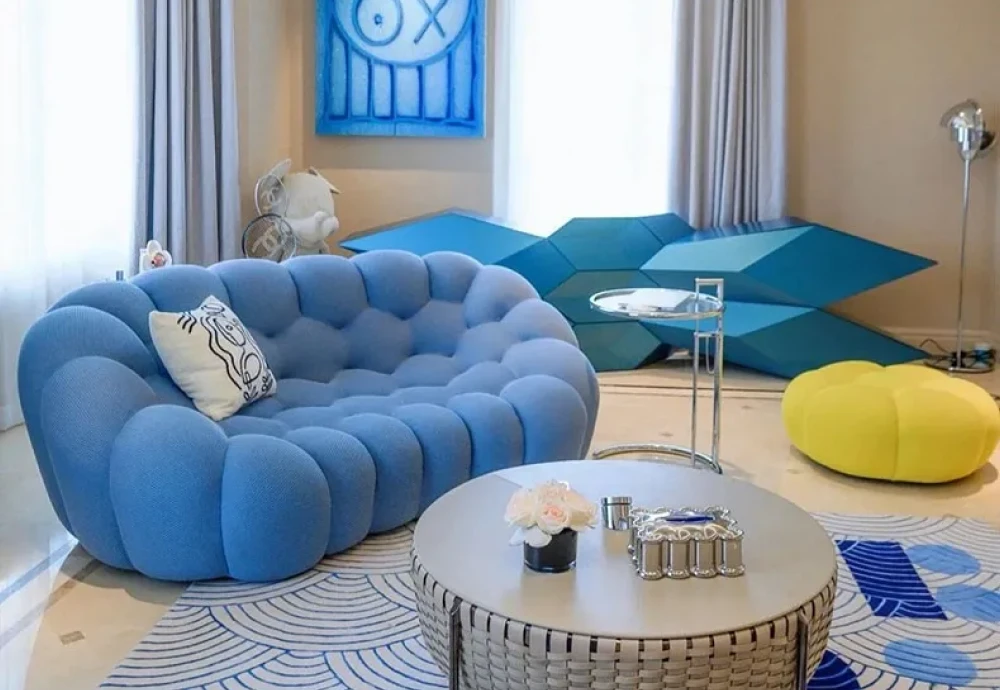 blue bubble sofa