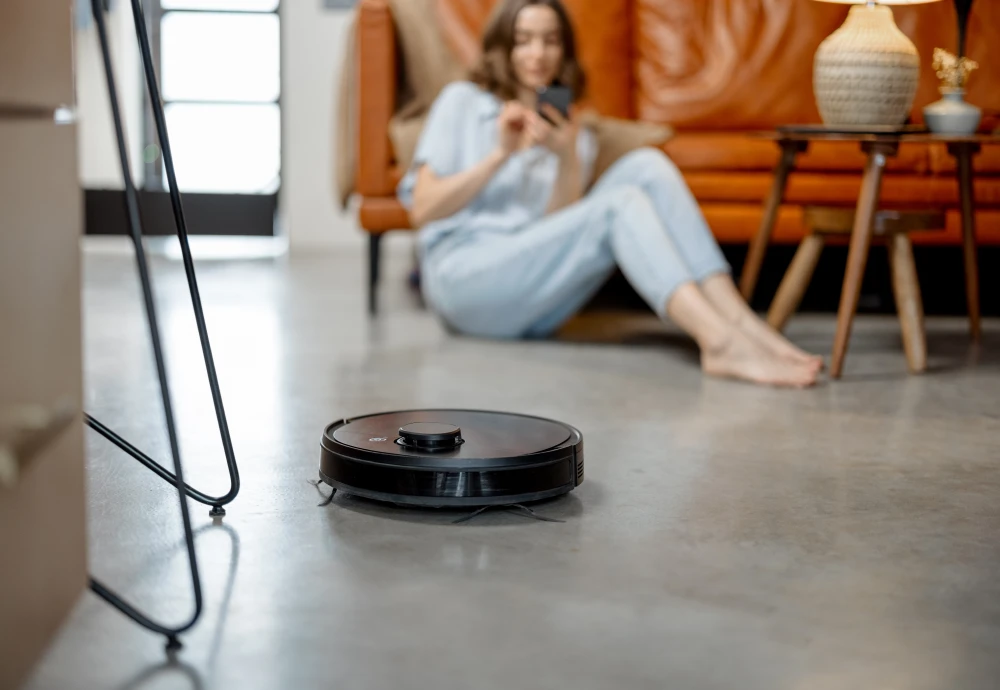 robot vacuum with self cleaning mop